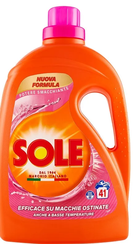 Sole Detersivo Lavatrice Potere Smacchiante - 41 Lavaggi